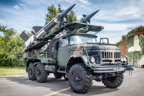 istock Medium range self-propelled anti-aircraft missiles S-125 Neva ready to launch 1373249778