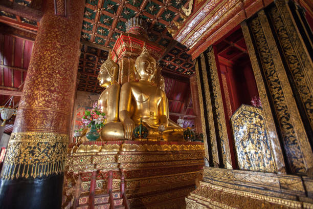 wat phumin tempel - wat phumin stock-fotos und bilder