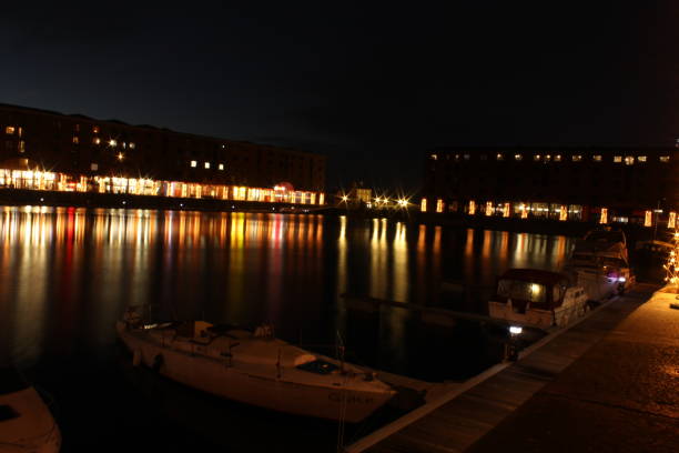 istock Royal Dock, Liverpool with long exposure 1373252444