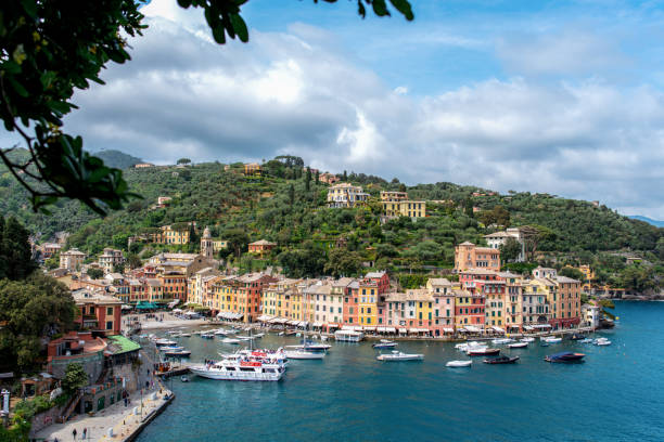 Panorama of Portofino, Italian Riviera, Liguria