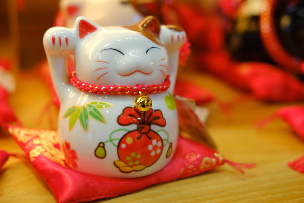 istock Japanese style lucky cat Decoration 1373262330