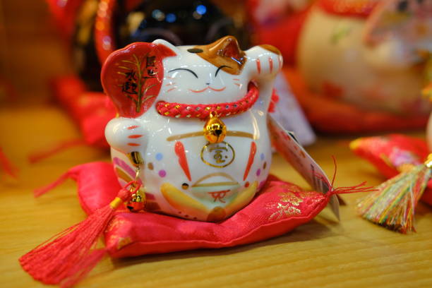 istock Japanese style lucky cat Decoration 1373262336