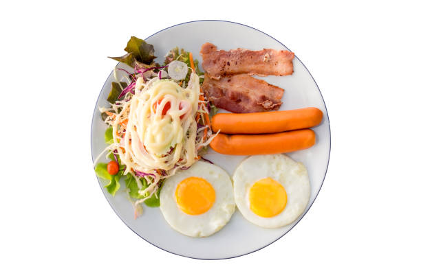 istock English breakfast isolated on white background 1373263367