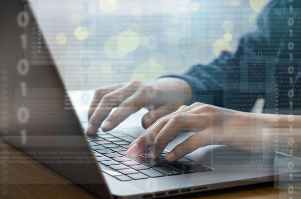 istock Technology programmers are tinkering with cybersecurity, website design and social security. in the concept of cyber technology 1373263500