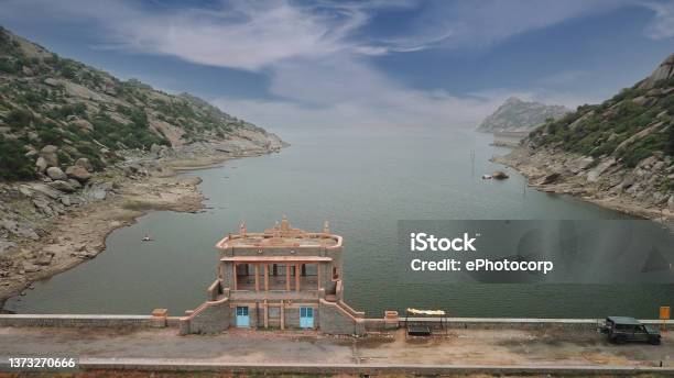Jawai Bandh Dam Aerial View Jawai Rajasthan India Known For Leopards Stock Photo - Download Image Now