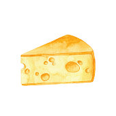 istock Watercolor Cheese 1373272234