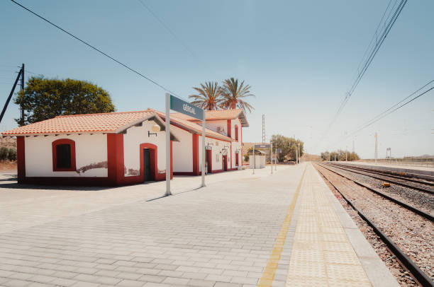 Gergal, Spain; june 22th 2013: no one at train station