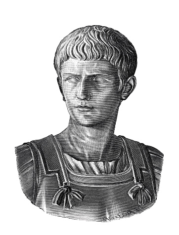 Caligula Roma Caligula Roman Emperor Stock Illustration - Download Image Now ...