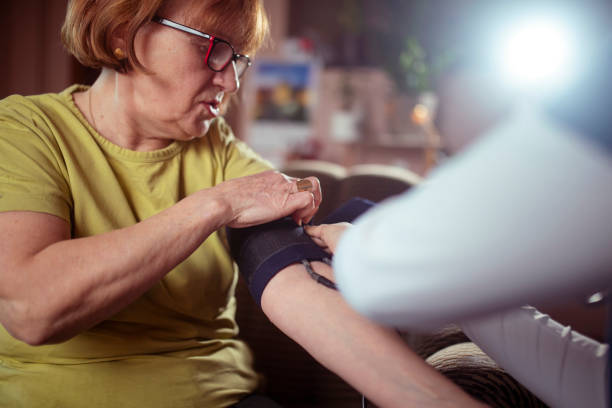 istock An older woman on a doctoral examination. 1373286798
