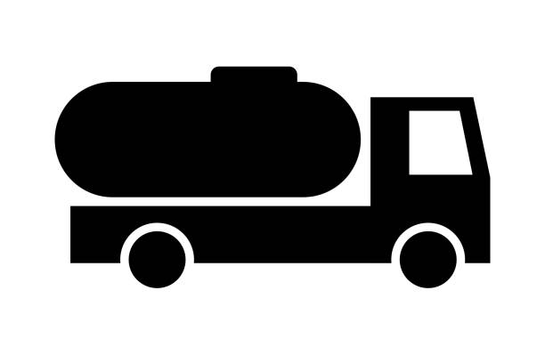 tank truck icon tank truck icon tank truck stock illustrations