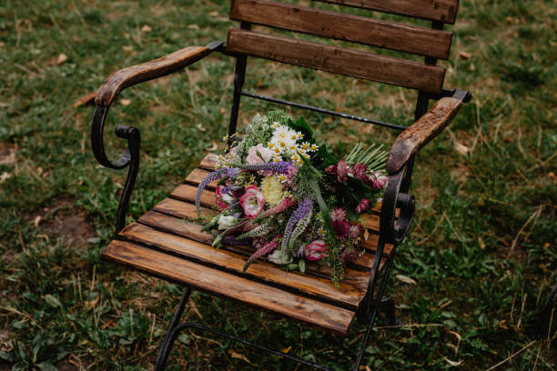 istock Beautiful bouquet at a wedding ceremony 1373296599