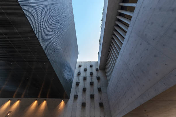 istock Exterior of modern architecture. Building abstract background 1373297188