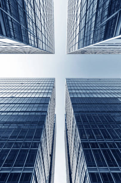 istock Exterior of modern office building. Architecture abstract background 1373297901