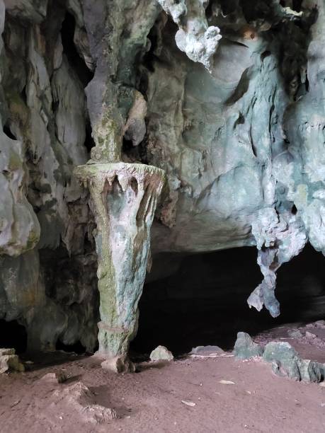 istock Stalactite formation in Gua Keris, Dabong, Kelantan. 1373299232