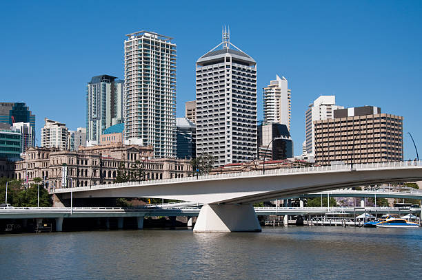 istock Brisbane City cityscape from River 137330065
