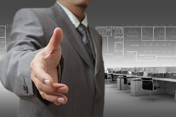 istock Businessman offers handshake 137330174