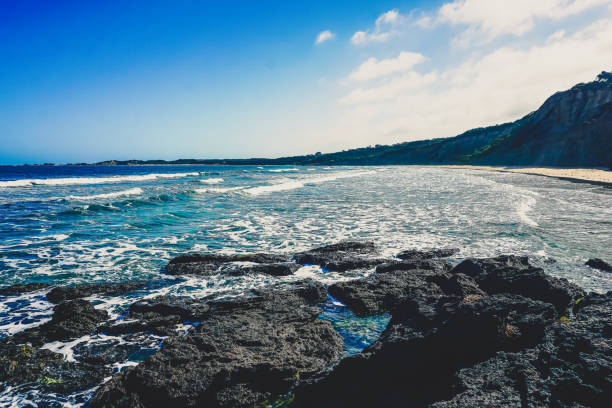 The beautiful ocean and cliffs in Australia.