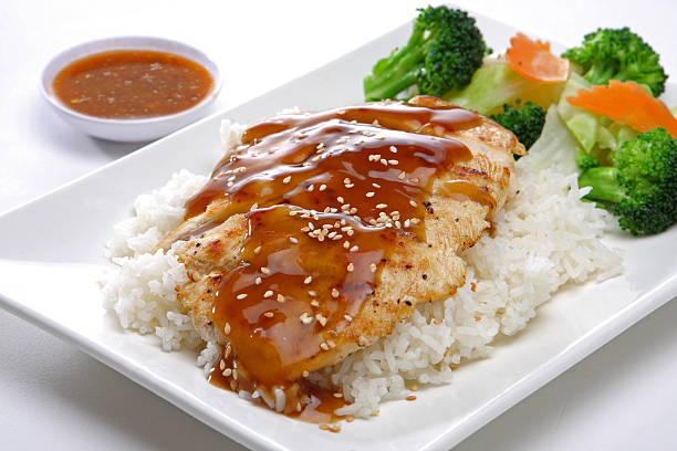 Teriyaki Chicken over Steam Rice