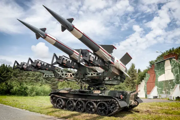 Photo of Medium range self-propelled anti-aircraft missiles S-125 Neva ready to launch