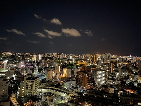 Night view of Naha City, Okinawa Prefecture