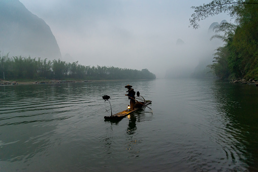 Long-tail boats for tourists at Ban Hin Rom Pier