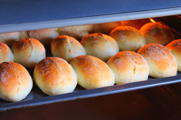 istock Cooking pies in the oven. Close-up. Background. 1373347250