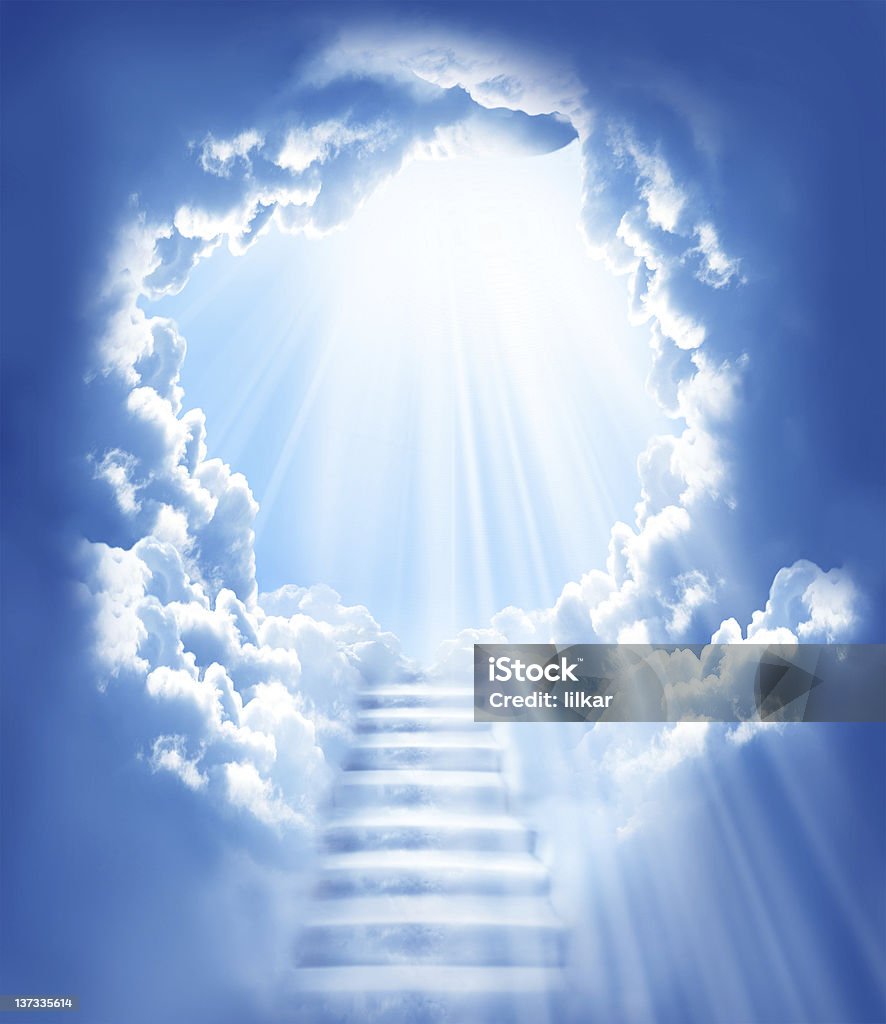 stairs in sky stairway to heaven Heaven Stock Photo