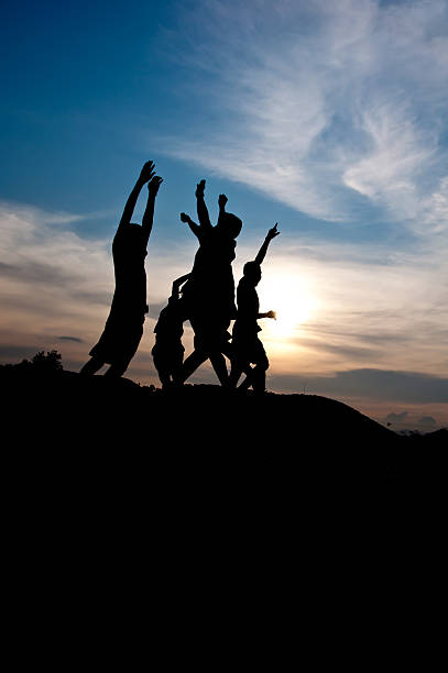 istock Team children happy together 137335690