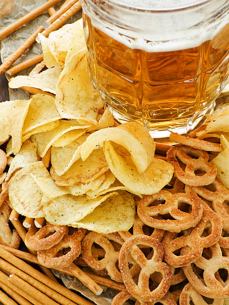 Beer and snacks