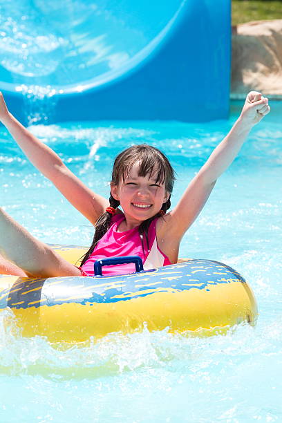 istock Happy girl in pool 137336501