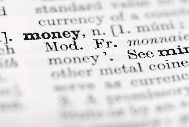 istock Money; Definition in English Dictionary. 137336743