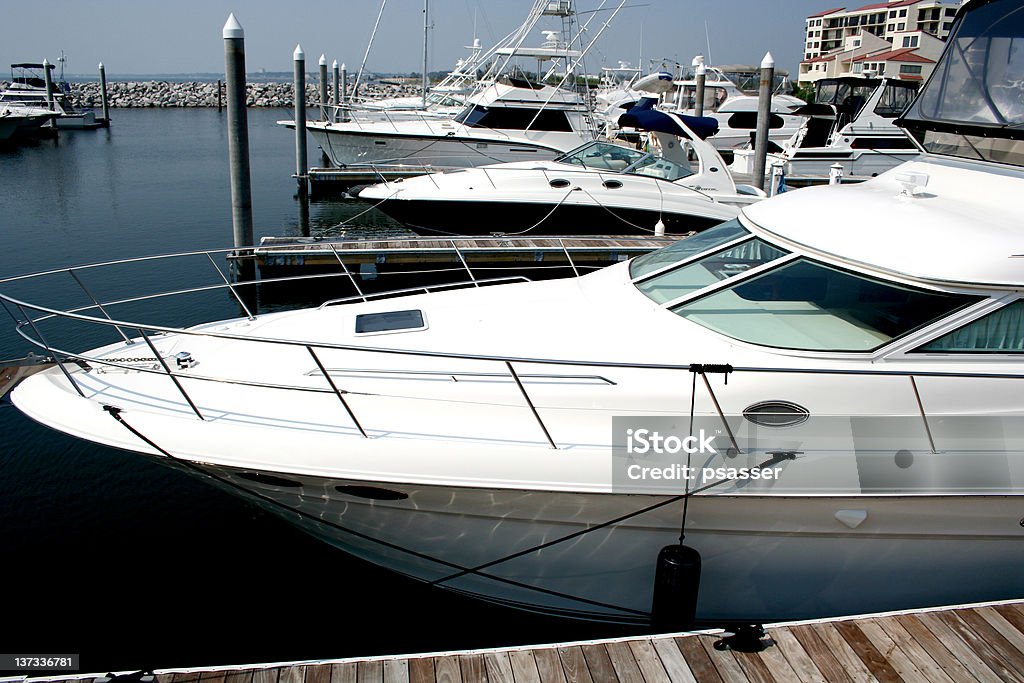 Yachts de la marina - Photo de Pensacola libre de droits