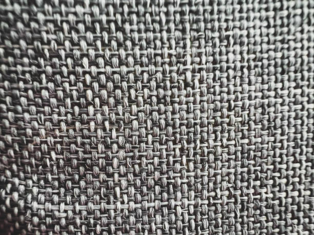 close-up of a beautiful gray white fabric. - cotton smooth green plant imagens e fotografias de stock