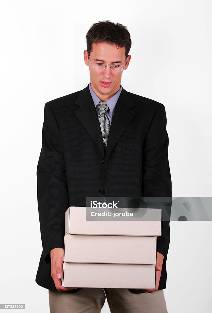 Sovraccarico business uomo - Foto stock royalty-free di Abbigliamento da lavoro