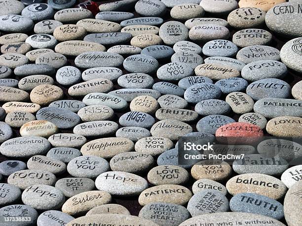 Wisdom Stones Stock Photo - Download Image Now - Single Word, Wisdom, Color Image