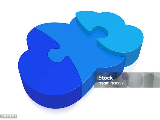 Cloudkonzept Stockfoto und mehr Bilder von Blau - Blau, Cloud Computing, Daten