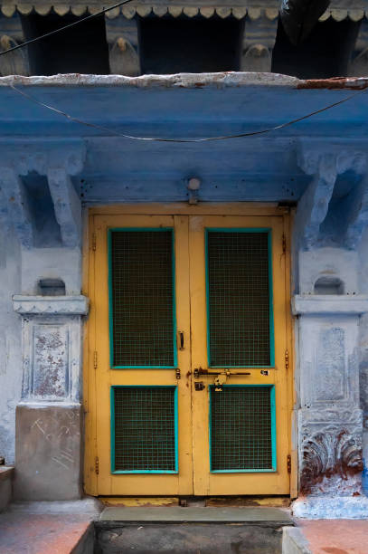 ville bleue de jodhpur, rajasthan, inde, - india brahmin hinduism tourism photos et images de collection