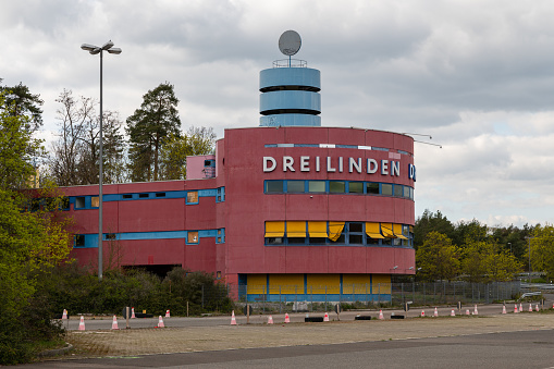 Main building of the former Dreilinden border crossing