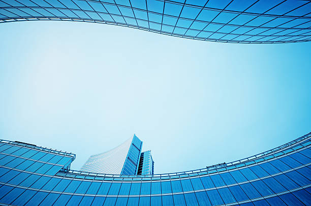 Palazzo Lombardia, Itália-Milão - fotografia de stock