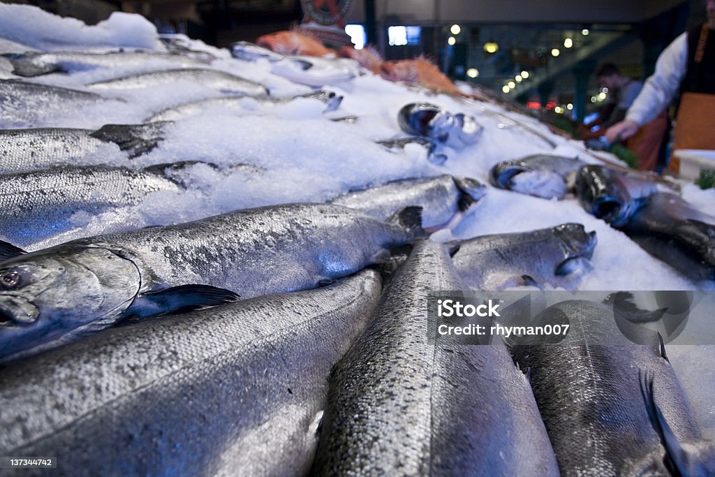 Fish Market - Lizenzfrei Bundesstaat Washington Stock-Foto
