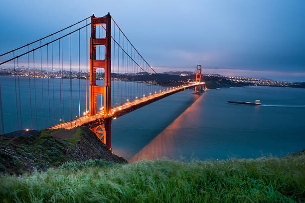 istock Frieghter under the Golden Gate 137344790