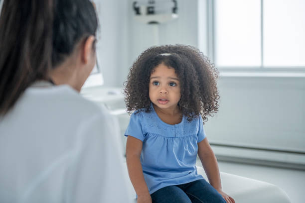 istock Little Girl at the Doctors 1373462143