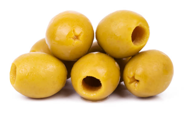 istock pickled olives isolated on white background close up 1373472503