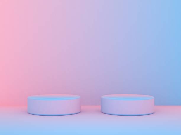 istock 3D Render of Abstract Composition with Podium 1373494905