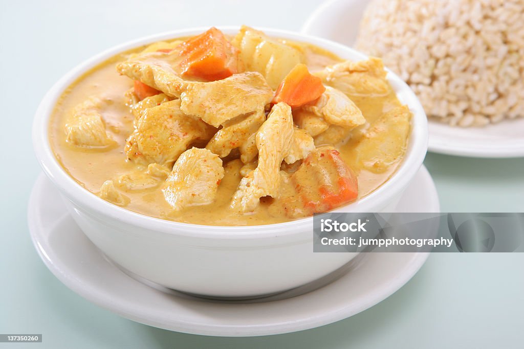 Giallo Curry di pollo - Foto stock royalty-free di Asia