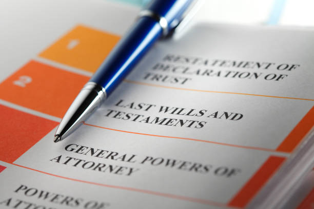 istock Ballpoint Pen Resting On Top Of Trust Documents 1373521905