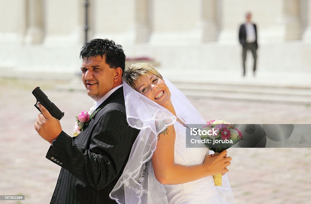 Casamento casal - Foto de stock de Casado royalty-free