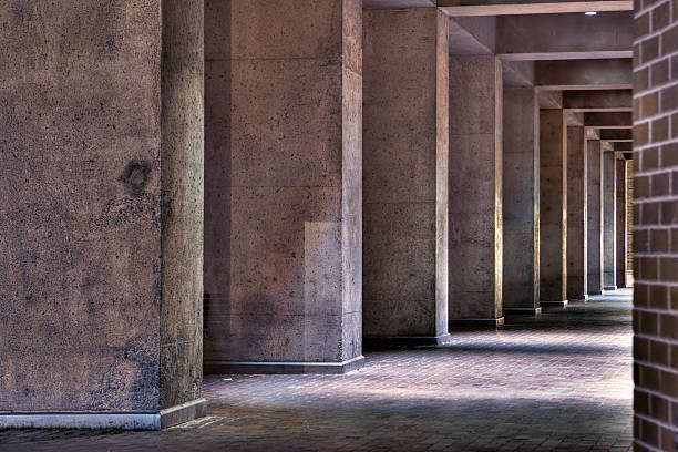 istock Lonely Corridor of Concrete 137352929