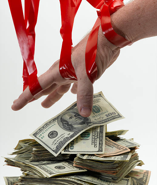 Red Tape stock photo