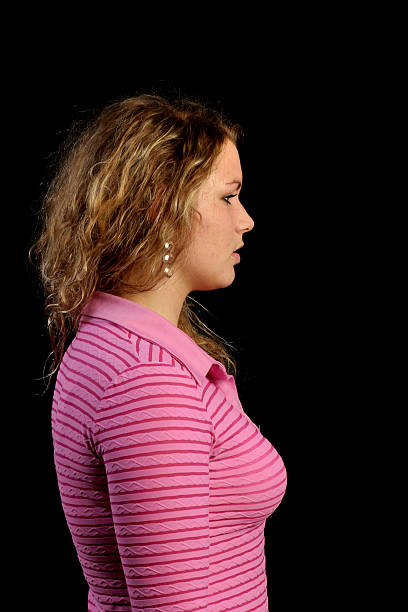 istock Girl profile portrait 137355177